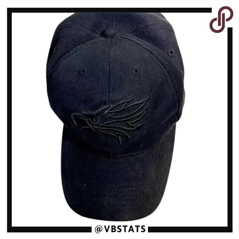 Black on Black Logo Ball Cap‎